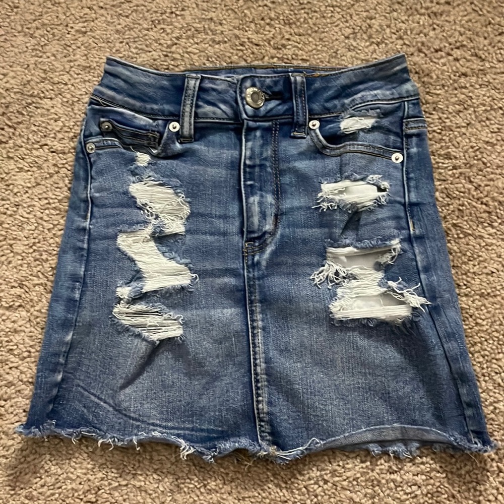 American Eagle jean skirt